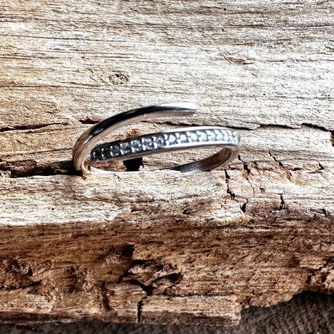 Ring Soraya Sterling Silver open style  CZ