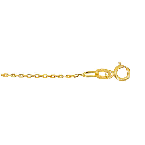 14K Anchor Chain Solid Gold  0.9mm