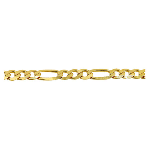* 14K Figaro Chain Solid Gold 1.99mm