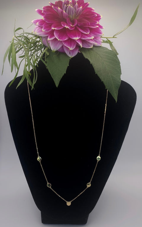Neklace ARIA Gold Polka Dot 10K